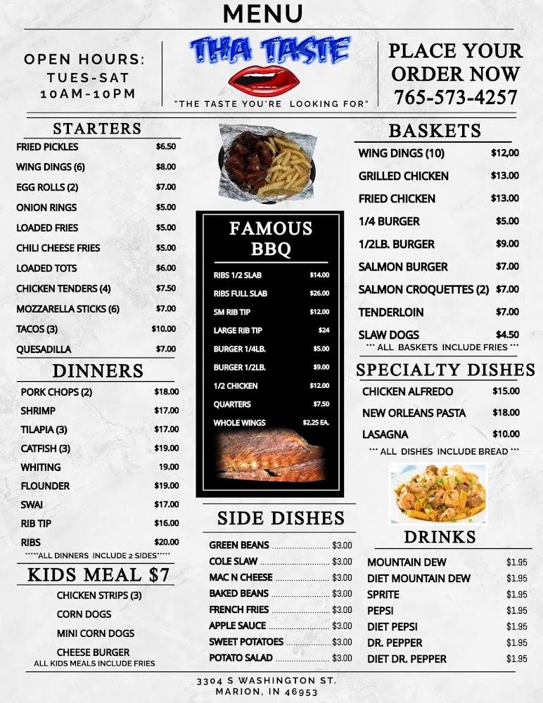 Tha Taste Menu image 1