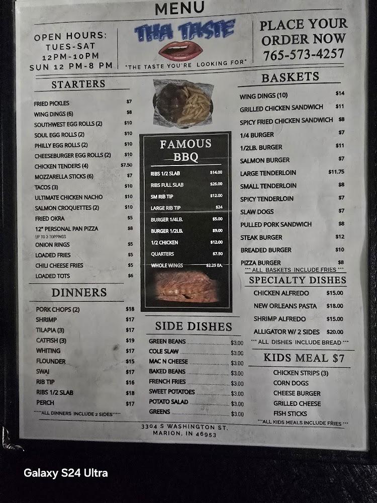Tha Taste Menu image 2